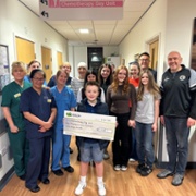 Simon Jones cheque presentation