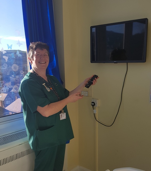 NHS charity buys TVs for Bronglais Hospital children's ward Hywel Dda